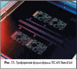 Трафаретная форма фирмы TECAN Stencil Ltd