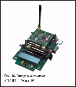 Отладочный комплект AT86RF211-DKххх107