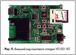 Внешний вид комплекта отладки VS1001 KIT