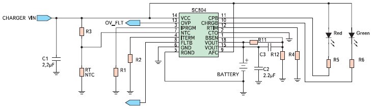 Зарядное устройство на основе SC804